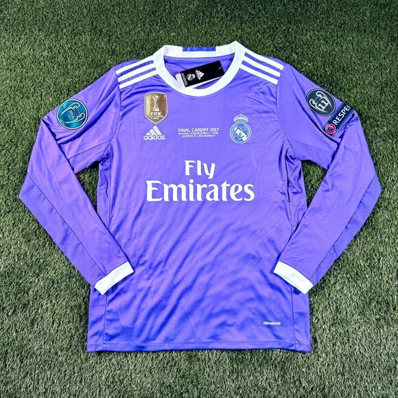 Adidas Cristiano Ronaldo #7 2016-17 Champions League Long Sleeve Jersey Retro - Picture 2 of 13